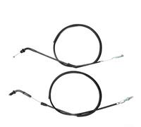 2-Pack Motorcycle Throttle Cable Set (Push & Pull) for CB350, CB400, CB500, CB550, CB750, CL360, FT500, CRF250L, For Rebel 250 & CMX250C