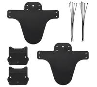 2 Pack Mountain Bike Fenders, High Compatible Bicycle Mudguard Fits 26", 27.5", 29", Thicken Widen Front and Rear Mud Guard, MTB Fender, Frame Guards, Black…