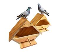 2-Pack Mourning Dove Nesting House - Handmade Solid Wood Bird Box with Predator Guard, Attract and Protect Doves for Backyard, Garden, Patio | Weather Resistant, Easy to Mount