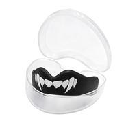 2 Pack Mouth Guard Boxing,Sports Mouthguard,Athletic Mouth Piece,Gum Shield Teeth Protector with Storage Case for MMA Football Lacrosse Basketball Contact Sports (Black + White)