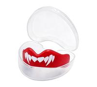 2 Pack Mouth Guard Boxing,Sports Mouthguard,Athletic Mouth Piece,Gum Shield Teeth Protector with Storage Case for MMA Football Lacrosse Basketball Contact Sports (Red + White)