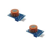 2 Pack MQ 3 Alcohol Gas Sensor Module High Precision Alcohol Vapor Detector Module Dual Digital Output for Industrial Safety Monitoring Breath Alcohols Testing DIY Electronic Projects