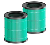 2 Pack MR2566 Replacement Filter Compatible with MORENTO MR2566 Air Purifier, 3-in-1 True HEPA & High Efficiency Activated Carbon Air Filter, Pet Dander Version