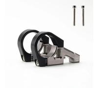 2-Pack MTB Direct Mount Stem, 31.8mm CNC Aluminum Alloy, 35mm for DH/AM/FR Bicycle Accessories(Black Titanium 31.8)