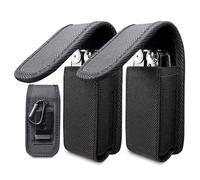 2 Pack Multitool Sheath, EDC Belt Pouch Organizer for Men,Tool Sheath Compatible with Leatherman Folding Tool, Small Belt Tool Holster Holder with Clip and Loop,Magnetic Closure