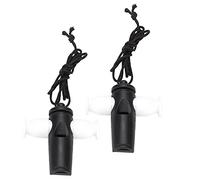 2 Pack Musical Samba Whistle, Loud Crisp Sound Whistle with Lanyard, Tri brazilian whistle Tone Whistle for Kids Children