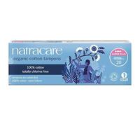 (2 Pack) Natracare Organic Cotton Tampons Super Plus, Non-Applicator | 2 x 20 Count (40 Tampons)