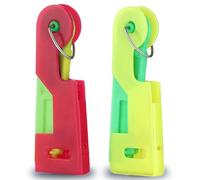 2 Pack Needle Threaders - Plastic Hand Sewing Needle Tool for DIY Threading, Easy-to-Use Needle Threaders for Hand Sewing & Craft Projects (Random Colours)