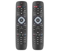 [2 Pack] NH500UP Universal Replacement Remote Control Compatible with Philips LED 4K UHD Ultra HD Smart TV