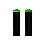 2 Pack Ni-MH Rechargeable Battery, 3.7V 3200mAh NiMH Button Top Batteries Rechargeable High Drain for LED Flashlight, Headlamp, Remote Control, RC Car, etc, Size: 18mm*67mm/0.7in*2.63in