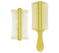 2-Pack Nit Comb for Lice & Dandruff - Double-Sided Fine Tooth Comb for Flakes, Nits and Tangled Hair - Green Scalp Care Tool for Kids & Adults