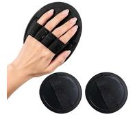 2 Pack No-Pain Exfoliating Bath Scrubber Pads, Gentle Body Scrub, Exfoliating Scrub Bath Pads, Gently Removes Dead Skin and Unclogs Pores, Exfoliatings Body Pads with Elastic Loops for Smooth Skin