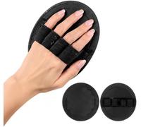 2 Pack, No-Pain Exfoliating Bath Scrubber Pads, Gentle Body Scrub | painless exfoliating body pads with secure elastic loops. Gently removes dead skin and unclogs pores for smooth skin, 13CM