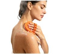 2 Pack No-Pain Exfoliating Bath Scrubber Pads Gentle Body Scrub with Secure Elastic Loops, Unclogs Pores & Removes Dead Skin for Smooth Skin
