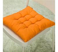 2-Pack Non-Slip Cotton Chair Cushs 50x50 cm table & Washable Seat Pads with Ties for Dining & Garden Chairs - Indoor/Outdoor Use Cush Covers.