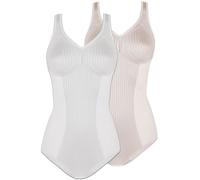 2 Pack Non-wired Bodysuit Cremona by Susa 6532 36-46 B-G Black, Nude and White