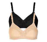 2 Pack Non-wired Bra Minca by Lisca 000158 32-44 B-D 3 colours