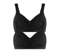 2 Pack Non-wired Seamless Bra Beyond Basic by Felina 203223 34-44 B-G 2 colours