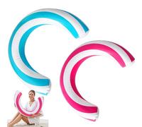 2 Pack Noodle Swimming Float, Pool Inflatables, Inflatable Pool Noodle, Home Swimming Pool Supplies, Inflatable Curved Summer Noodles For Swim,Strong And Flexible, For Summer Vacation Sea Beach Lake