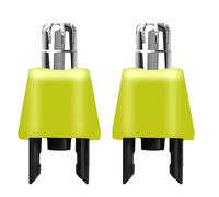 2 Pack Nose Hair Trimmer Replacement Heads for One Blade, Nose and Ear Shaver Blade Head Attachment for Philips Norelco Oneblade QP2520 QP2630 QP2724 QP2734, Waterproof Dual Edge Blades, Easy Cleaning