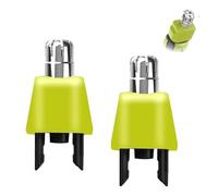 2 Pack Nose Hair Trimmer Replacement Heads for One Blade, Nose and Ear Shaver Blade Head Attachment for Philips Norelco Oneblade QP2520 QP2630 QP2724 QP2734, Waterproof Dual Edge Blades