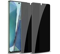 [2 Pack] Note 20 Privacy Screen Protector Anti-Spy, LYWHL Temepred Glass Screen Protector for Samsung Galaxy Note 20 5G, [Black] [Anti-Peek] [9H Hardness] [Anti-Scratch] [Bubble Free]