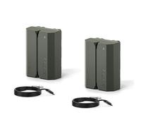 2-Pack NP-FZ100 Battery with USB-C Input 2400mAh Compatible with Sony FX3, FX30, A6600, A6700, A9, A9 III, A7S III, A7R III, A7C, A7 III, A7 IV, A7R IV, A1 II, ZV-E1 TNP-FZ100-GN-2