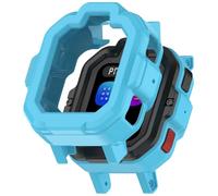 (2 Pack) NTidea Case Cover Compatible with TickTalk 5 Smart Watch, Smartwatch Accessories Protector Case Soft TPU Shock Proof Scratch Resistant Cover Ultra Thin Protector Shell Bumper, Blue