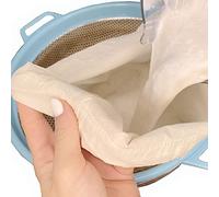 2 Pack Nut Milk Bag - Extra Large 14” X 14” 100% Unbleached Organic Cotton Cheesecloth Bags for Straining Cheese | Tea | Yogurt | Juice | Wine | Soup | Herbs, All Purpose Food Strainer w/Drawstring
