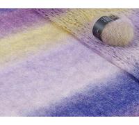 2 Pack of 20g/0.7oz 200m/219yd Length Gradient Mohair Yarn, Rosymormor Long Segment Dye Soft Fluffy Hand Knitting Yarn, DIY Crochet Yarn for Shawl Scarf Sweater Coat Knitting (8010)