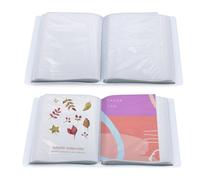 2-Pack of 4x6 Inch Small Photo Albums with Clear Covers - Each Holds 100 Photos