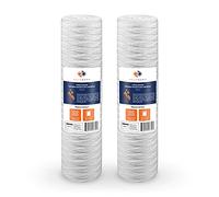 2-Pack of 5 Micron 20" Big Blue String Wound Sediment Water Filter Cartridge by Aquaboon