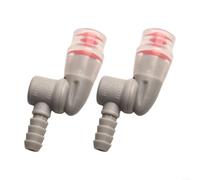 2 Pack of Bite Valve Replacement Sheaths Silicone Nozzles for Hydration Bladders, Compatible with Most Packs (Pink)