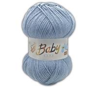 2 Pack of Denim 610 - Baby Care Double Knit Wool for Knitting and Crochet by Woolcraft
