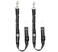 2 Pack of Dog Seat Belts for car UK, 2 Pack, Adjustable Safety Pets Seat Belt, Car Harness With Bungee And Swivel Clip, Accessories for Traveling Pets by Aunolic