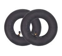 2 pack of Inner Tube with TR87 Bent Valve Stem 2.80/2.50-4 280/250-4 replacement for Hand Trucks, Utility Wagon Cart, Lawn Mowers, Wheelbarrows, Dollys, Scooters