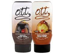 2- pack of Macphie OTT 1 x Chocolate and 1 x Toffee Dessert Topping 500G each
