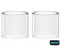 2 Pack of Pockex Glass Straight Tube Replacement Glass (Without Metal Cover) Compatible with Aspire Pockex Kits - Nicotine Free