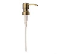 2 Pack of Soap Pump Dispensers Retro Style Metal with Bird Head Design (Gold)