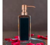 2 Pack of Soap Pump Dispensers Retro Style Metal with Bird Head Design (Rose Gold)