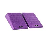 2 Pack of Squat Wedge Blocks for Home Gym Use and Foot Care, Purple