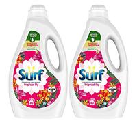 2 Pack of Surf Tropical Oasis Biological Liquid Detergent with exotic Fragrance, 2.16 Liters 80 Washes, An exotic blend of Tropical Lily and Ylang Ylang!