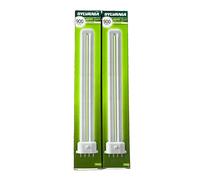 2 Pack Of Sylvania Dimmable 11W 2G7 4 Pin 4000K 840 CFL Cool White Light Bulbs