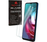 2 Pack of TECHGEAR GLASS Edition Compatible for Motorola Moto G50, G30 & Moto G10, Moto E20, E7i Power, Moto E7 Tempered Glass Screen Protector Covers [2.5D Round Edge] [9H] [Scratch-Resistant]