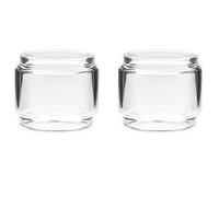 2 Pack of TFV12 Prince Glass Bubble Replacement Glass Fatboy Glass for Smok TFV12 Prince Tank- Nicotine Free