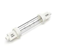 2 Pack of Victory 200w Clear Jacketed Infra Red Heat R7s Cap 117mm Catering Lamp - 64242013
