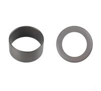 2-Pack Oil-Free Air Compressor Cylinder Sleeve with for piston Ring, | Rubber Seal Kit for 550W-1500W Silent Vacuum Pump, Black Replacement Parts (For 1600W)
