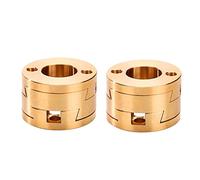 2-Pack Oldham Coupling Couplers Compatible with VzBot, BLV and Other 3D Printer Z axis T8 Lead Screw Hotbed (Oldham Coupling)