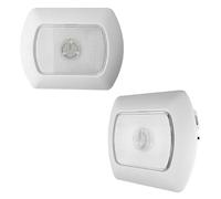 2 Pack Omni USB Rechargeable LED Tap Light, 50 Lumens, 3 LEDs, Adjustable Timer (ON/3min/15min), Easy Install with Magnetic Strip or Screws, Includes 2 USB Charging Cables, 3.7V 600mAh Li-Ion Battery