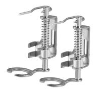 2 Pack Open Toe Free Motion Quilting Darning Spring Presser Foot, Large Metal Darning Sewing Free Motion Feet Free Form Sewing Machine Quilting Foot for Singer Brother Babylock Euro-Pro Janome Kenmore